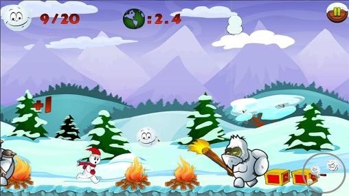 Snowman Run Android Game Image 1