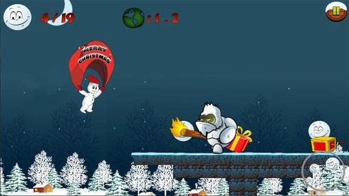 Snowman Run Android Game Image 2