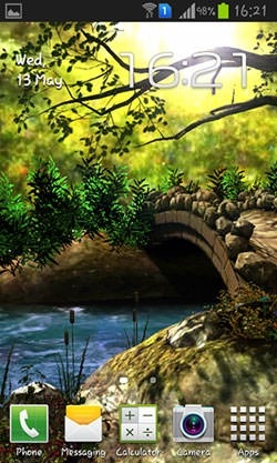 Fantasy Forest 3D Android Wallpaper Image 1