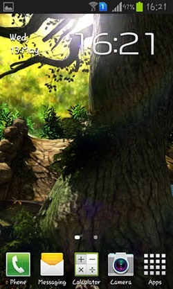 Fantasy Forest 3D Android Wallpaper Image 2