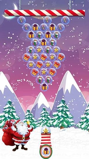 Santa Bubble Shoot Android Game Image 1