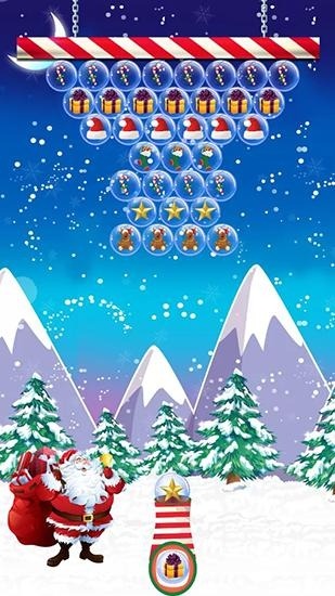 Santa Bubble Shoot Android Game Image 2