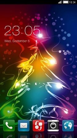 Merry Xmas CLauncher Android Theme Image 1