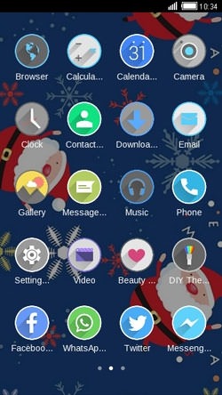 Merry Christmas CLauncher Android Theme Image 2