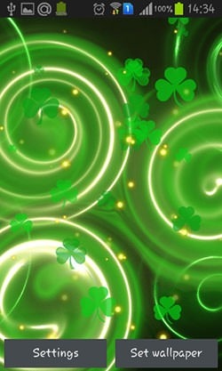 Shamrock Android Wallpaper Image 2