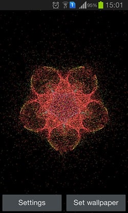 Particle Flow Android Wallpaper Image 1