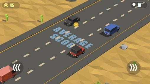 Blocky Cars: Traffic Rush Android Game Image 2