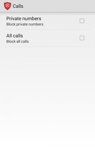 Calls Blacklist Android Application Image 2