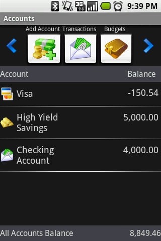 Fire Wallet Android Application Image 2