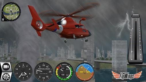 Helicopter Simulator 2016. Flight Simulator Online: Fly Wings Android Game Image 1