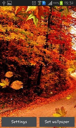 Autumn Streets Android Wallpaper Image 2