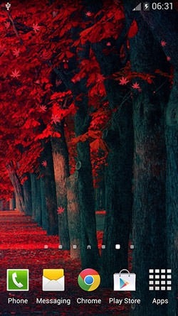 Red Leaves Android Wallpaper Image 1