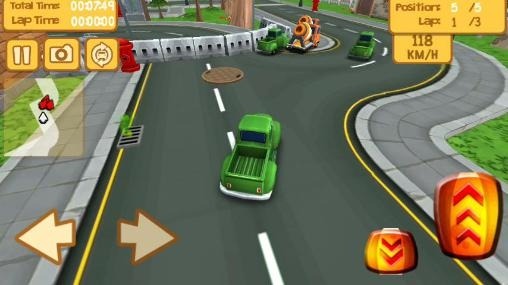 Cartoon Race 3D: Car Driver Android Game Image 1