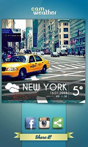 CamWeather Android Application Image 1