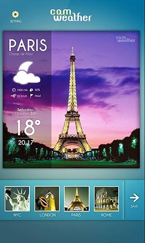 CamWeather Android Application Image 2