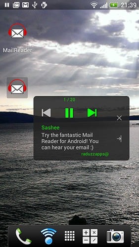 Mail Reader Android Application Image 1