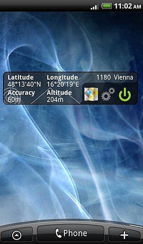 GPS Widget Android Application Image 1