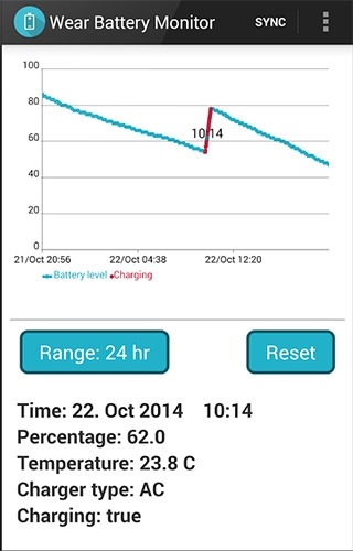 Wear Battery Monitor Alpha Android Application Image 2