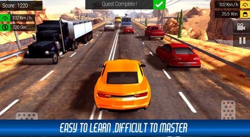 Racing In Traffic Android Game Image 1