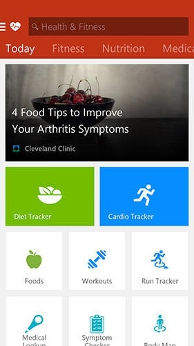 Msn Health And Fitness Android Application Image 2
