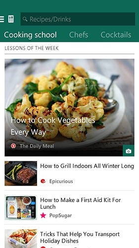 MSN Food: Recipes Android Application Image 1