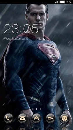 Superman CLauncher Android Theme Image 1