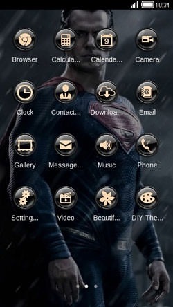 Superman CLauncher Android Theme Image 2