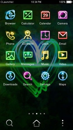 Dazzle Light CLauncher Android Theme Image 2