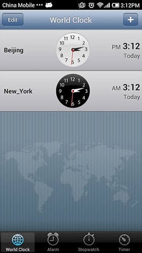 IPhone 5 Clock Android Application Image 1