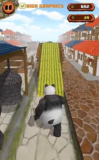 Panda Runner: Jump And Run Far Android Game Image 1