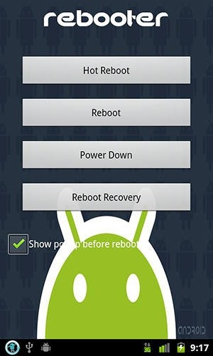 Rebooter Android Application Image 1