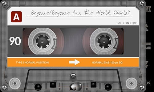 Retro Tape Deck Music Player Android Application Image 1