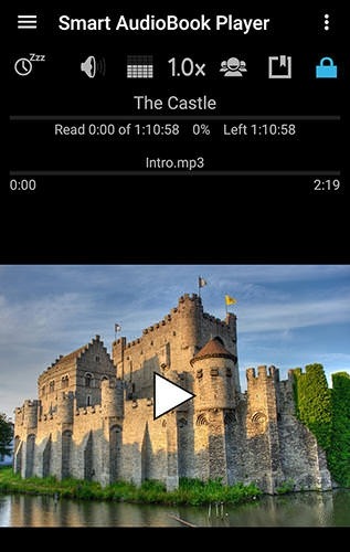 Smart AudioBook Player Android Application Image 1