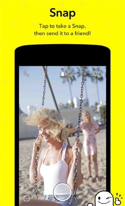 Snapchat Android Application Image 1