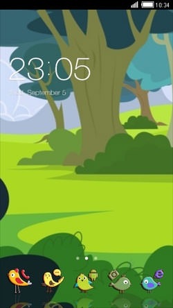 Garden CLauncher Android Theme Image 1