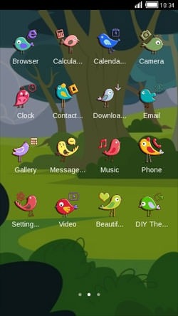 Garden CLauncher Android Theme Image 2