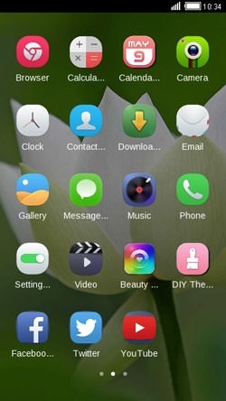 Simple Flower CLauncher Android Theme Image 2