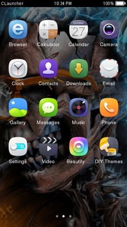 Skull CLauncher Android Theme Image 2