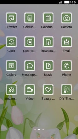 Sundrop Green CLauncher Android Theme Image 2