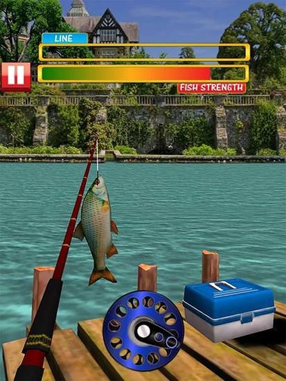 Real Fishing Pro 3D Android Game Image 2