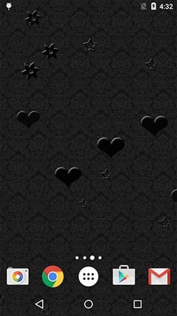 Black Patterns Android Wallpaper Image 1