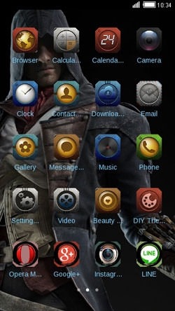 Assassin CLauncher Android Theme Image 2