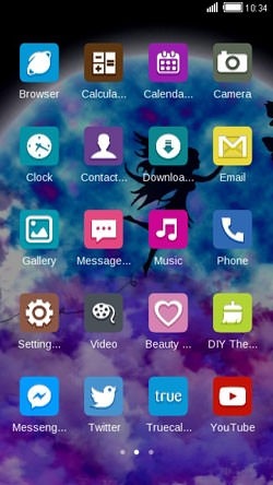 Moon Fairy CLauncher Android Theme Image 2
