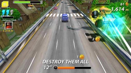 Road: Car Chase. Outta Lane Android Game Image 2