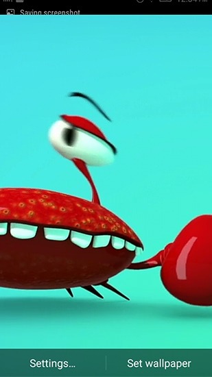 Funny Mr. Crab Android Wallpaper Image 2