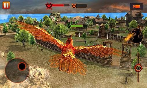 Angry Phoenix Revenge 3D Android Game Image 1