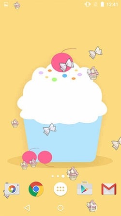 Cute Cupcakes Android Wallpaper Image 1