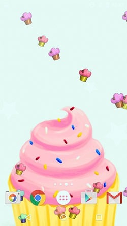 Cute Cupcakes Android Wallpaper Image 2