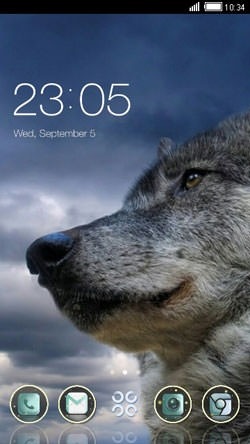 Wolf CLauncher Android Theme Image 1