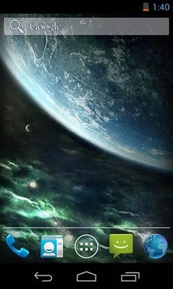 Galaxy Parallax 3D Android Wallpaper Image 1